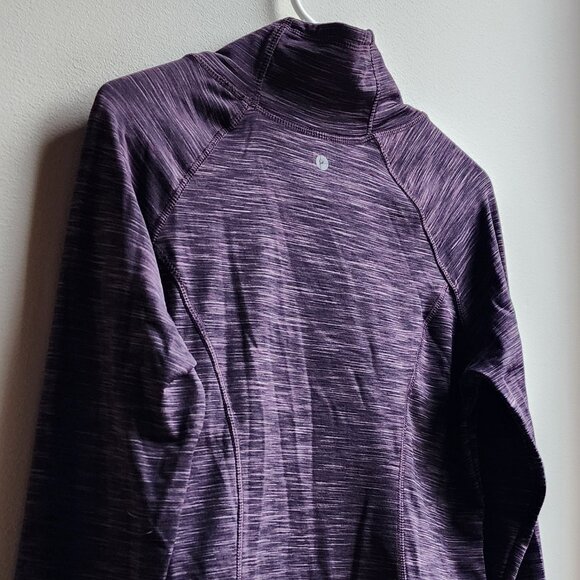 90 Degree By Reflex Purple Mock Neck Pullover Athletic Jersey Size Small - Picture 11 of 16
